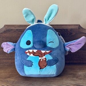 Squishmallows 8" Easter Disney Stitch with Chocolate Bunny New With Tags